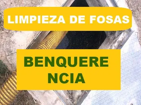 limpieza de fosas septicas Benquerencia